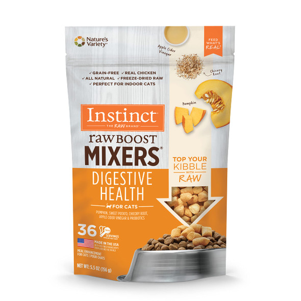 Instinct Raw Boost Mixers Freeze Dried Cat Food Toppers With Functional Ingredients 5.5 Oz