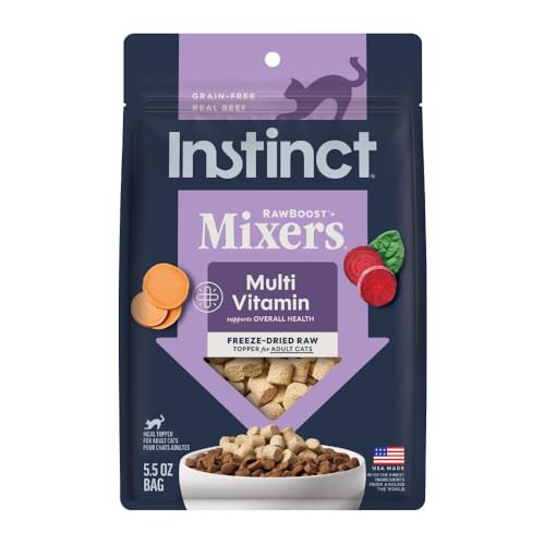 Instinct Raw Boost Mixers Freeze Dried Cat Food Toppers With Functional Ingredients 5.5 Oz - 2