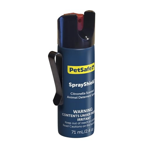 Petsafe Sprayshield Animal Deterrent With Clip Citronella Dog Repellent Spray Ranges Up 2.4 Oz 10 Ft