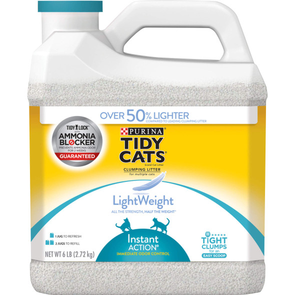 Purina Tidy Cats Light Weight Low Dust Clumping Cat Litter Lightweight Instant Action Multi 6 Lb