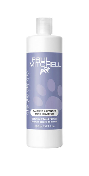Paul Mitchell Pet Calming Lavender Mint Shampoo BotanicalInfused Dog Shampoo 16.9 Fl Oz