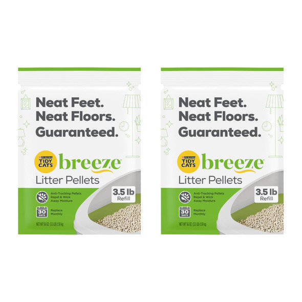 Purina Litter Tidy Cat Breeze Pellets 2 Packs Limited Edition 3.5 Lb 2 Pack