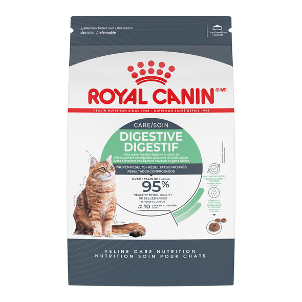 Royal Canin Feline Care Nutrition Digestive Care Adult Dry Cat Food Bag 3 Lb