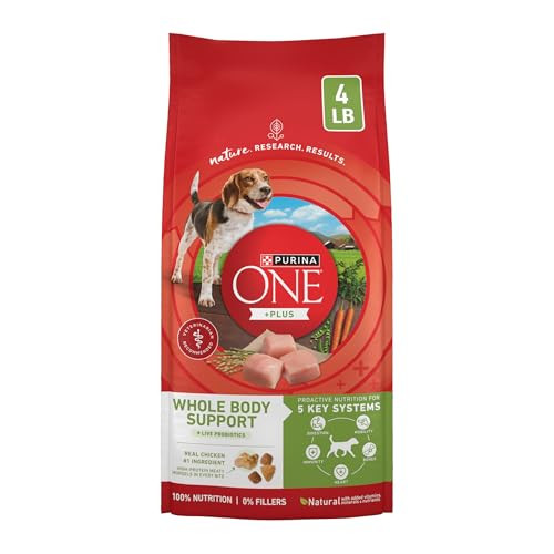 Purina One Plus Whole Body Support'with'chicken'dry Dog Food . Bag 4 Lb