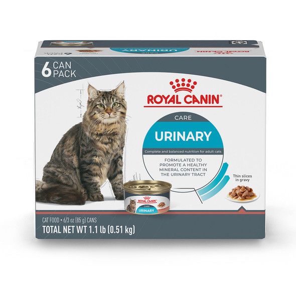 Royal Canin Feline Care Nutrition Urinary Care Adult Thin Slices In Gravy Cat 3 Oz Pack Of 6