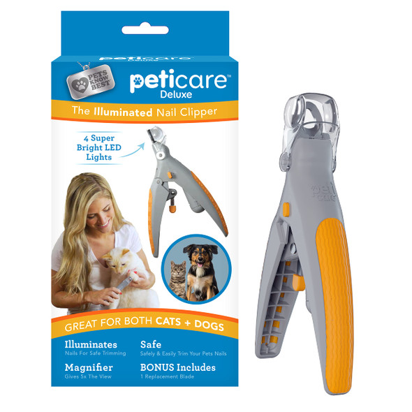 Pets Know Best Peticare Illuminated Dog & Cat Nail Clipper With Led Light &