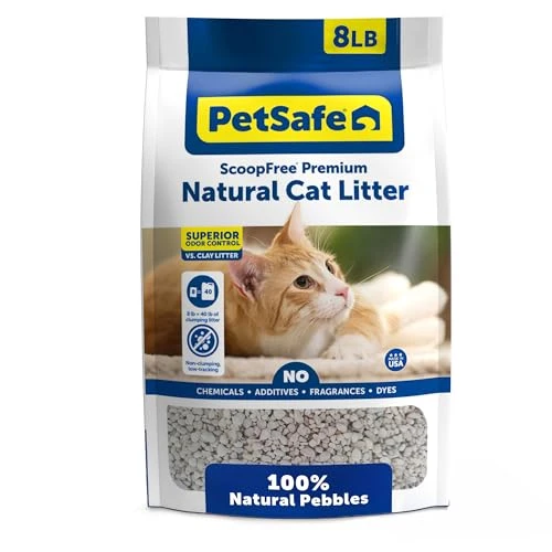 Petsafe Scoopfree Premium Natural Cat Litter 100% Natural NonClumping Cat Litter 30+ 8 Lb