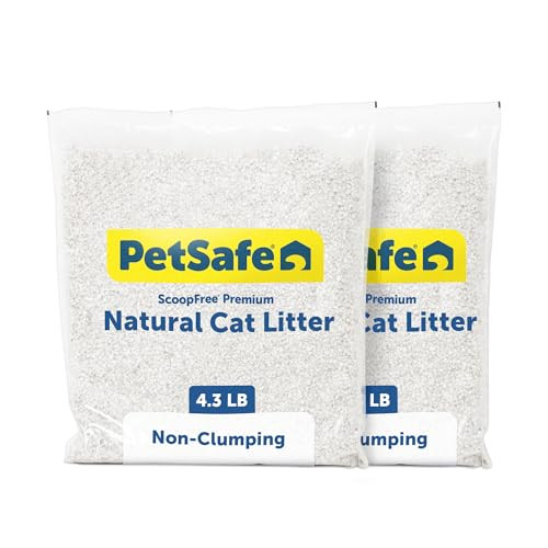 Petsafe Scoopfree NonClumping Natural Cat Litter No Chemicals Dyes Or Fragrances Bag 4.2 Lb Pack Of 2