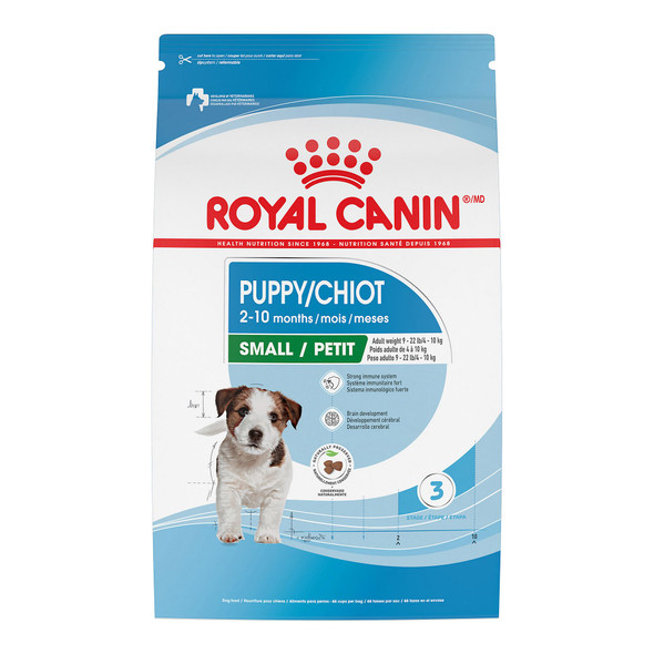 Royal Canin Size Health Nutrition Small Puppy Dry Dog Food Bag 4 Lb