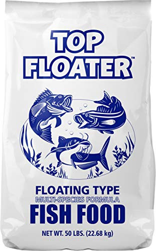 Sunshine Mills 10032 Commercial Grade Premium Floating Type Fish Food Top Floater 50 Lb