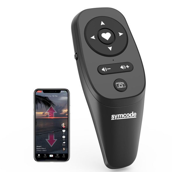 Symcode Smartphone Remote Control Kindle App Page Turner Tiktok Remote Control Cell