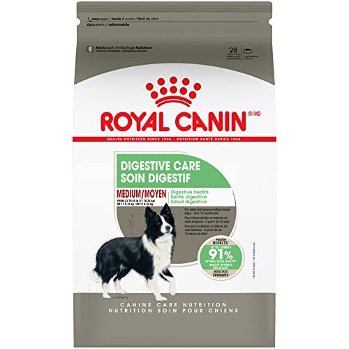Royal Canin Canine Care Nutrition Medium Digestive Care Adult Dry Dog Food Bag 17 Lb