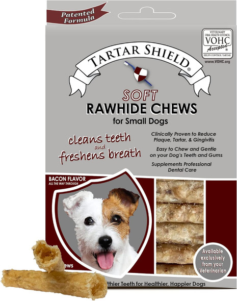 Soft Rawhide Chews Safe Dental Treats for Small Dogs Vet VOHC Approved Daily Bone Cleans Teeth & Gums Fresh Breath Oral Health Support USA Made (Small Dogs / 12 Count) Soft Rawhide Chews Safe Dental Treats for Small Dogs Vet VOHC Approved Daily Bone Cleans Teeth & Gums Fresh Breath Oral Health Support USA Made (Small Dogs / 12 Count)