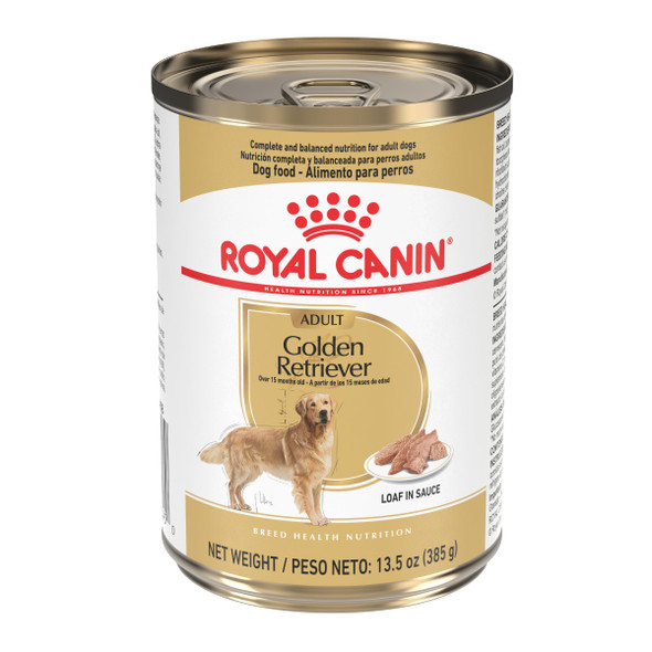 Royal Canin Breed Health Nutrition Golden Retriever Adult Loaf In Sauce Dog Food 13.5 Oz Pack Of 12