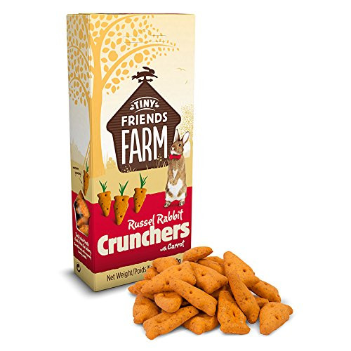 Supreme Petfoods 3 Pack Of Tiny Friends Farm Russel Rabbit Crunchers With Carrot 4.2 Ounces 3 Pack