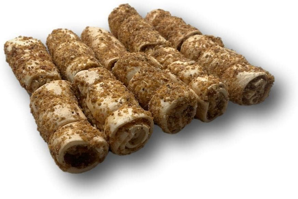 Top Dog Chews – 3” Mini Cheek Rolls with Bully Dust Sprinkles, 10 Pack, Long Lasting Dog Bones for Aggressive Chewers, Rawhide Dog Treats Top Dog Chews – 3” Mini Cheek Rolls with Bully Dust Sprinkles, 10 Pack, Long Lasting Dog Bones for Aggressive Chewers, Rawhide Dog Treats