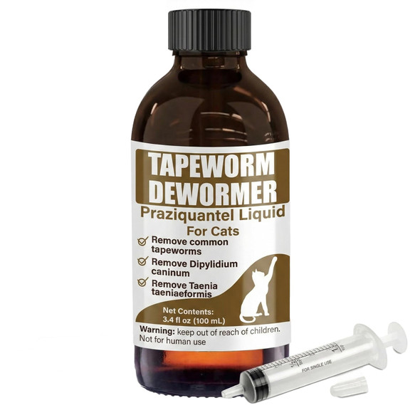 Vetasure Tapeworm Dewormer For Cats & Kittens 100 Ml