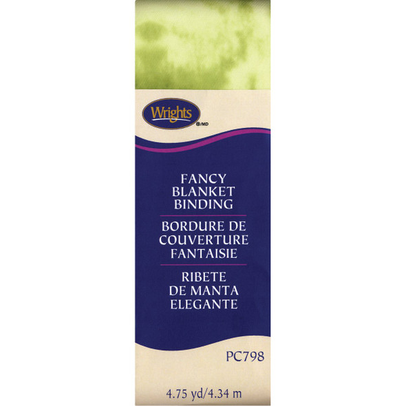 Wrights Wright Products Wrights Single Fold Satin Fancy Blanket Binding 2" X43/4Yd