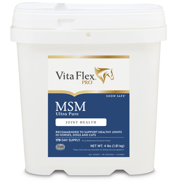 Vita Flex Ultra Pure Joint Supplement For Dogs Horses & Cats 4 Pounds