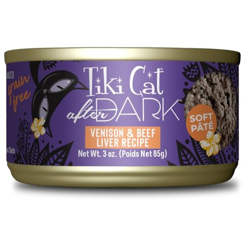 Tiki Pets Cat After Dark P't 3 Oz 12 Count
