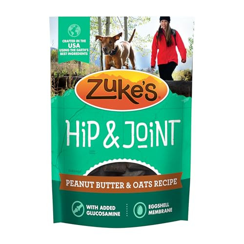 Zuke's Hip And Joint Support Dog Treats For Adult Dogs Senior Dog 6 Oz