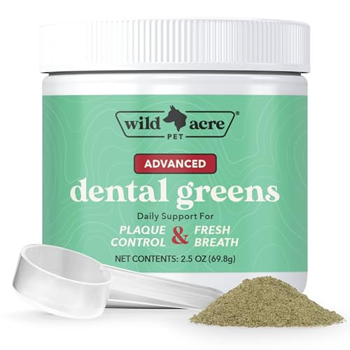 Wild Acre Dental Powder For Dogs Dog Breath Freshener Dental Powder For Teeth