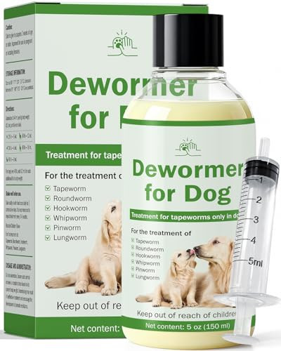 Womrich Dewormer For Dogs Tapeworm Treatment For Dogs Dog Dewormer Puppy Dewormer 150Ml
