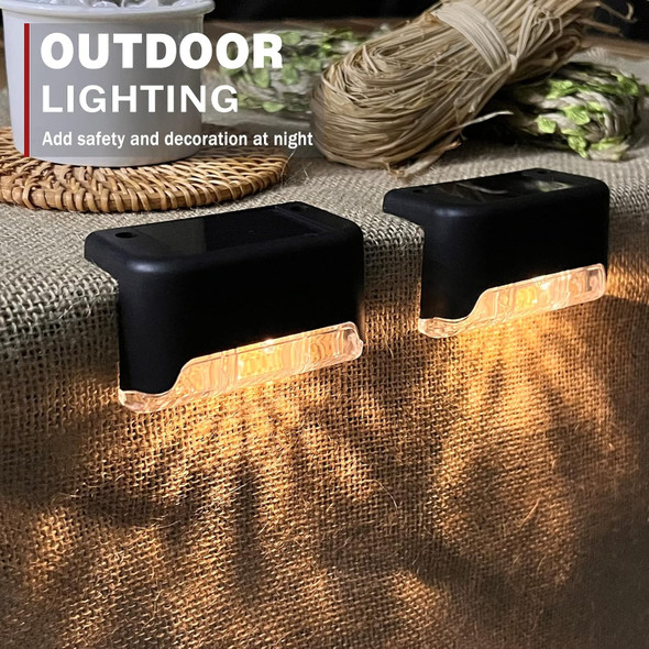 20Pack Led Outdoor Solar Lights For Deck Fence Step Patio Lighting Waterproof Warm White