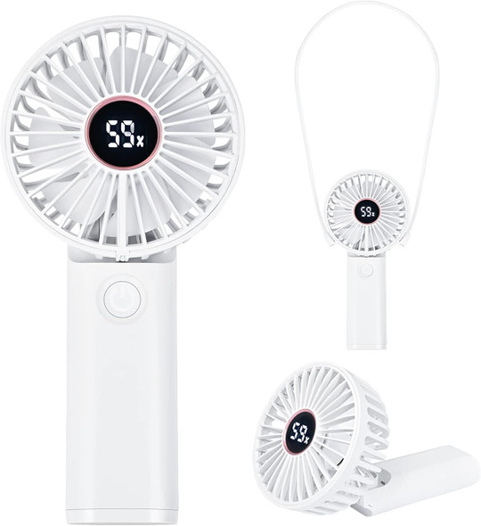 Mini Usb Personal Portable Handheld Fan With Rechargeable Foldable Fan For Travel. It Used As A Desk Fan And Neck Fan. Small Mini Usb Personal Portable Handheld Fan With Rechargeable Foldable Fan For Travel. It Used As A Desk Fan And Neck Fan. Small