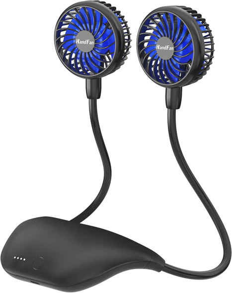 Handfan 10000Mah Neck Fan, 360° Rotation Personal Portable Fans For Your Neck, 48H Lasting Rechargeable Battery Operated Wearable Handfan 10000Mah Neck Fan, 360° Rotation Personal Portable Fans For Your Neck, 48H Lasting Rechargeable Battery Operated Wearable
