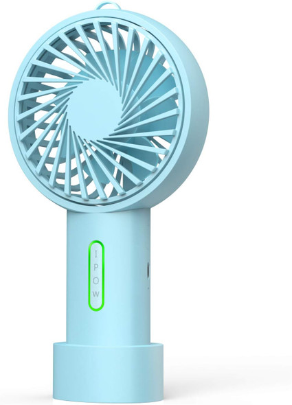 Ipow Mini Handheld Fan Personal Portable Fan 3 Speed Adjustable Angle Removable Base Lanyard Usb Recharging Battery Operated Ipow Mini Handheld Fan Personal Portable Fan 3 Speed Adjustable Angle Removable Base Lanyard Usb Recharging Battery Operated