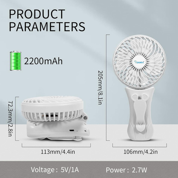 IShuanf Waist Clip Fan, BtteryPowered Portable Necklace Fan, Foldable Handheld Fan, Three Fan Speeds, Suitable For Maintenance IShuanf Waist Clip Fan, BtteryPowered Portable Necklace Fan, Foldable Handheld Fan, Three Fan Speeds, Suitable For Maintenance