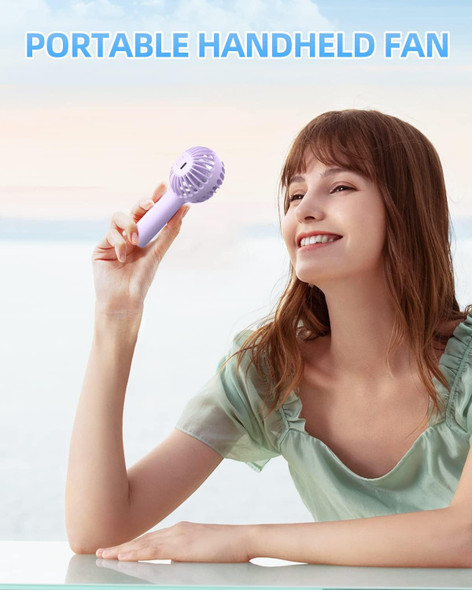 Mini Portable Fan, Small Handheld Fan With 3 Speeds, Small Hand Fan Usb Rechargeable, Personal Fan Battery Operate For Outdoor Mini Portable Fan, Small Handheld Fan With 3 Speeds, Small Hand Fan Usb Rechargeable, Personal Fan Battery Operate For Outdoor