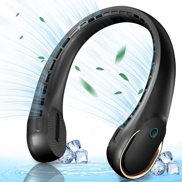 Portable Fan, Neck Fan + Mini Handheld Fan, 3 Speeds, Usb Rechargeable, Long Use Time, Personal Fan Battery Operate For Outdoor Portable Fan, Neck Fan + Mini Handheld Fan, 3 Speeds, Usb Rechargeable, Long Use Time, Personal Fan Battery Operate For Outdoor