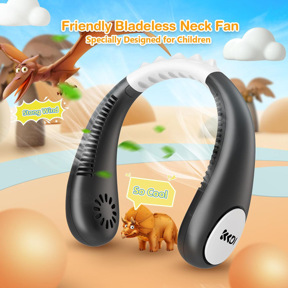 Kids Neck Fan, Portable Bladeless Fan For Kid 414Y Girls Boys, 2600Mah Usb Personal Mini Fan Cooling Fan For Travel/Camping/Study Kids Neck Fan, Portable Bladeless Fan For Kid 414Y Girls Boys, 2600Mah Usb Personal Mini Fan Cooling Fan For Travel/Camping/Study