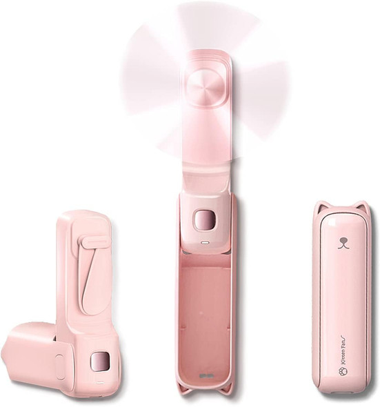 Handheld Portable Fan, Foldable 3 In 1 Fan With Usb Rechargeable Battery Operated 1224 Hours Working Time, Personal Quiet Fan Handheld Portable Fan, Foldable 3 In 1 Fan With Usb Rechargeable Battery Operated 1224 Hours Working Time, Personal Quiet Fan