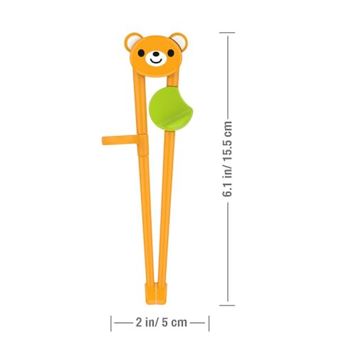 Pandaear 3 Pairs Animal Toddler Training Chopsticks For Kids Reusable Beginners Learning