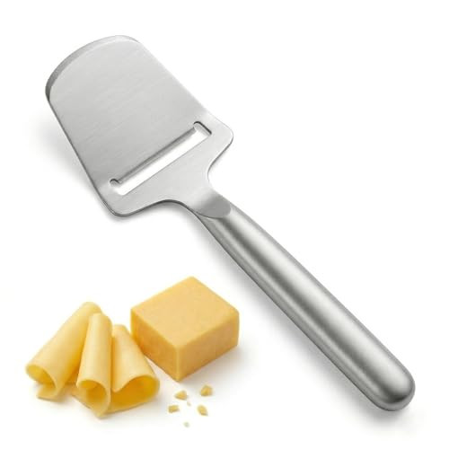 Rwixr Cheese Slicer For Block Cheese Stainless Steel Cheese Cutter With OnePiece Stainless Steel