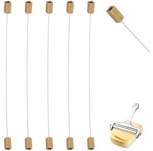 Topulors 5Pack Stainless Steel Cheese Slicer Cutter Wires Compatible With Zulay 5Pack Stainless Steel