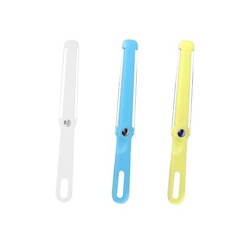 Nentment Cheese Slicer Handheld 2 Side Wire Blade Knife Butter Cutter Peeler 3 Pack