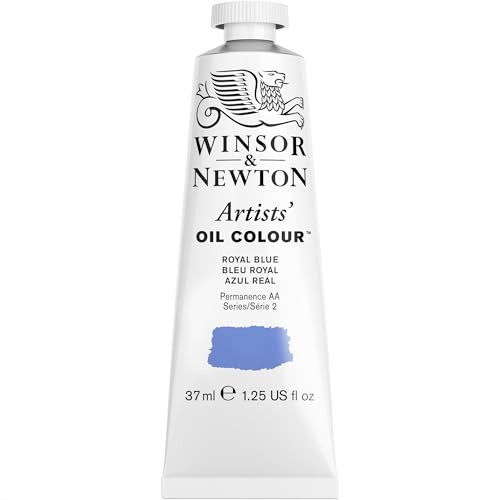 Winsor and Newton Artists' Oil Color Tube Royal Blue 37Ml Blue