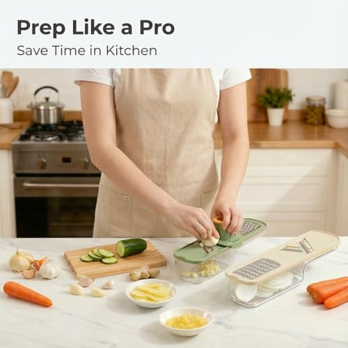 Pitferoce 3 In 1 Mini Garlic Grinder Multifunctional Garlic Grater Ginger Vegetable 2Pcs