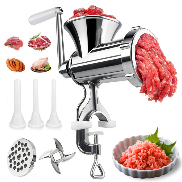 Phaniteces Meat Grinder Manual Mincer For Home Use
