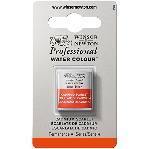 Winsor and Newton 1/2 Godet Professional Water Colour Ecarlate Cadmium