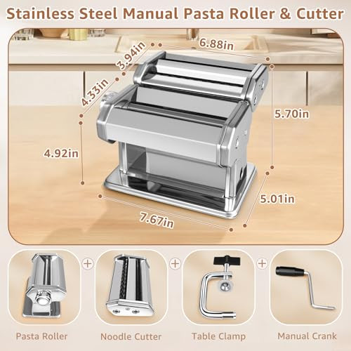 Acechef Pasta Maker Stainless Steel