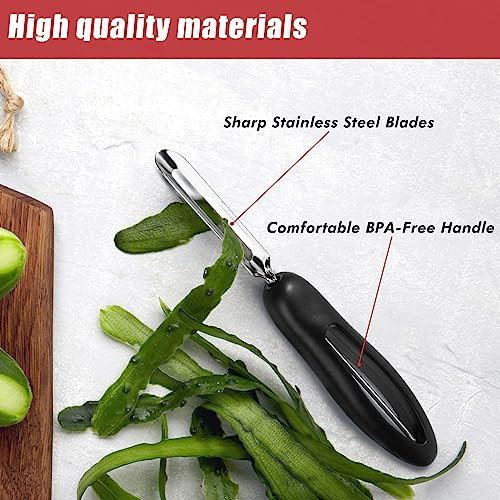Reneechef Professional #1071 Vegetable Peeler Stainless Steel Fruit Potato Peeler Swivel Vegetable 4 Inch Stainless Steel