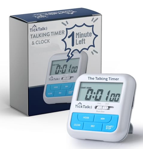 Ticktalktimer Talking Timer For Kids/Adults/Lab Timer Visual Timer For Kids Alternative Voice