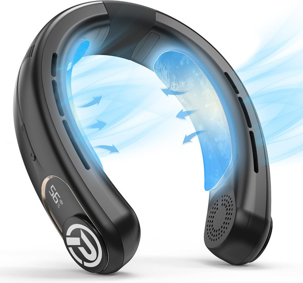 Panergy Neck Air Conditioner 5000Mah Rechargeable Bladeless Neck Fan With 2 Cooling Plates, Portable And Wearable Personal Fan Panergy Neck Air Conditioner 5000Mah Rechargeable Bladeless Neck Fan With 2 Cooling Plates, Portable And Wearable Personal Fan