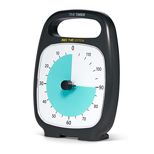 Time Timer Plus 120 Minute Visual Countdown Clock Make Time Edition With Notepad