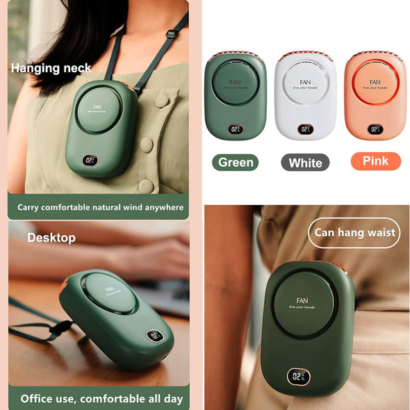Mini Personal Fan Portable And Rechargeable With Lanyard Bracket Can Hanging Neck Put On Desk Clip Waist Outdoor Cooling Mini Personal Fan Portable And Rechargeable With Lanyard Bracket Can Hanging Neck Put On Desk Clip Waist Outdoor Cooling